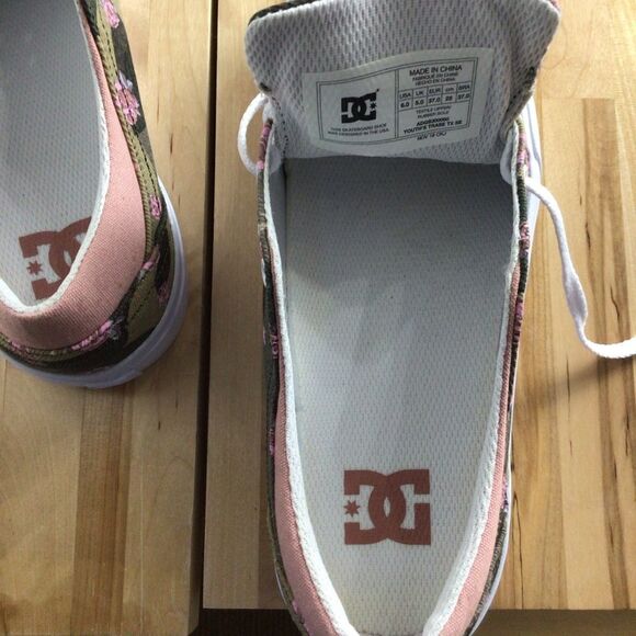 Dc TRASE TX SE sneakers liberty floral prints casual skater shoes size 6 - Picture 5 of 13
